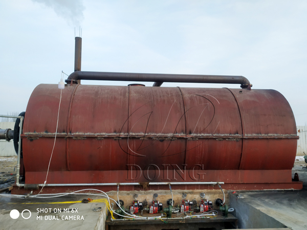 waste tyre oil extraction plant