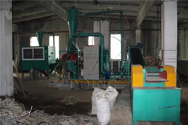 scrap copper wire granulator machine