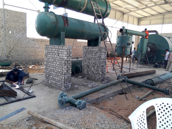 tyre pyrolysis plant