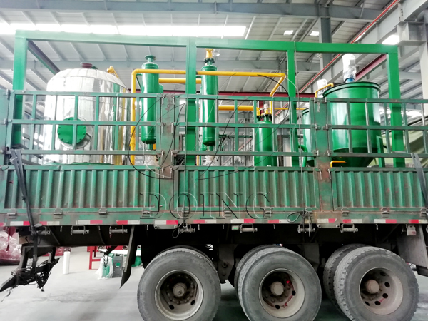 waste oil distillation plant