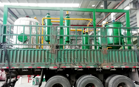 500kg small waste oil distillation plant delivery to Ulaanbaatar-Mongolia