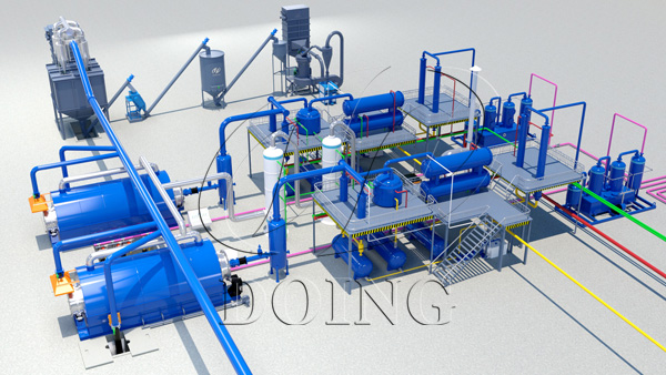 waste plastic pyrolysis plant 