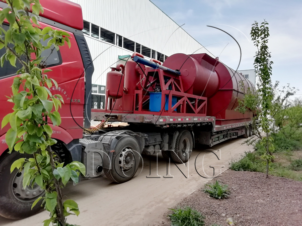 waste tire to fuel plant
