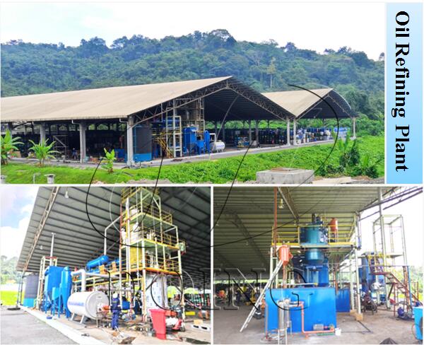 waste oil refining plant