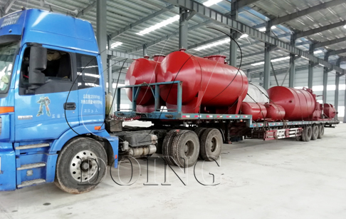 3 sets 12T/D waste tyre pyrolysis plants and one set pyrolysis oil distillation plant delivered to Nigeria