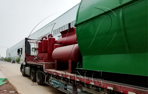 2 sets of waste tyre to oil equipments delivered to Guangdong, China