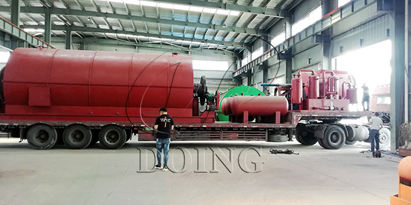 waste tire pyrolysis plant