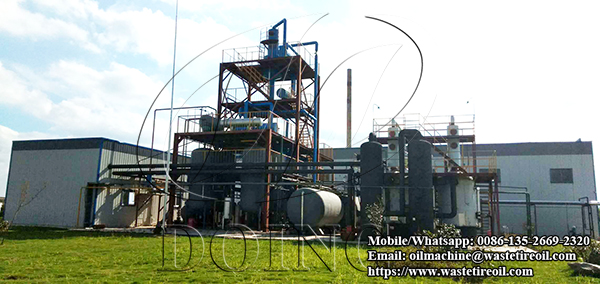 pyrolysis oil distillation machine