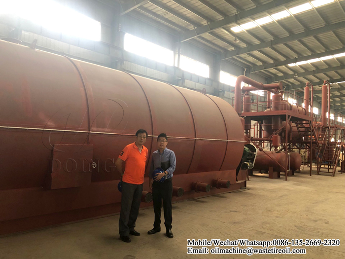 kuwait tire to oil machine
