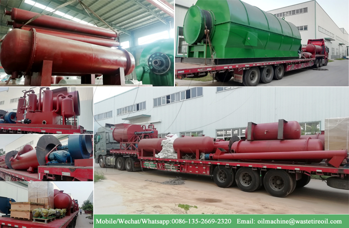 waste tire to oil machine