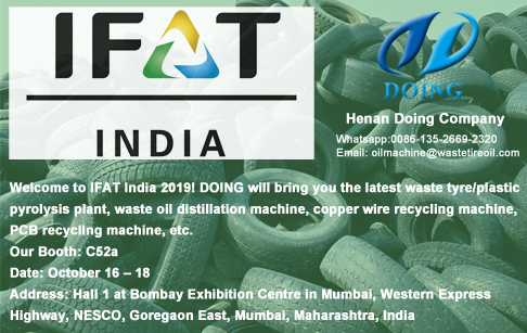 Henan Doing Company will go to Mumbai for IFAT India 2019 on 16-18 October 2019