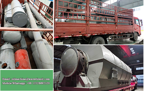 DOING new type 12TPD waste tyre pyrolysis plant delivered to the Philippines