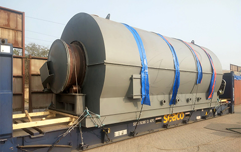 12TPD waste tyre pyrolysis plant to Ukraine