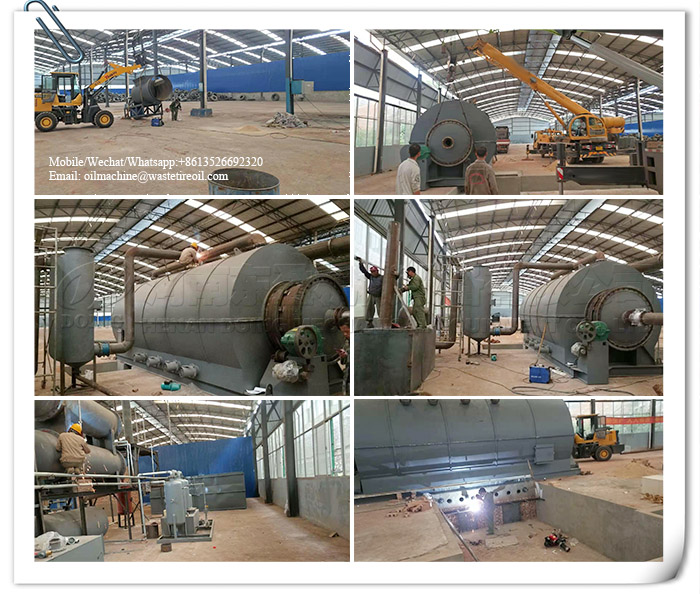 tyre pyrolysis plant project