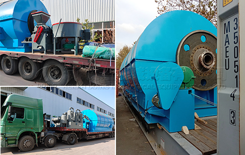 2 sets 10TPD waste tyre to oil plant delivered to Bangladesh