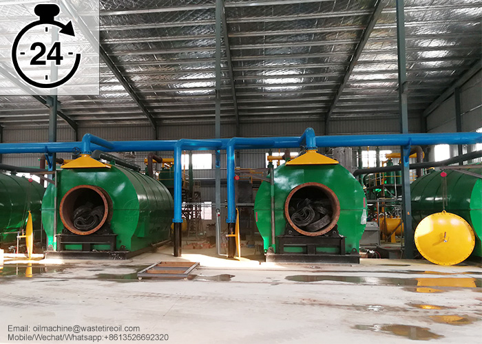 tyre pyrolysis plant