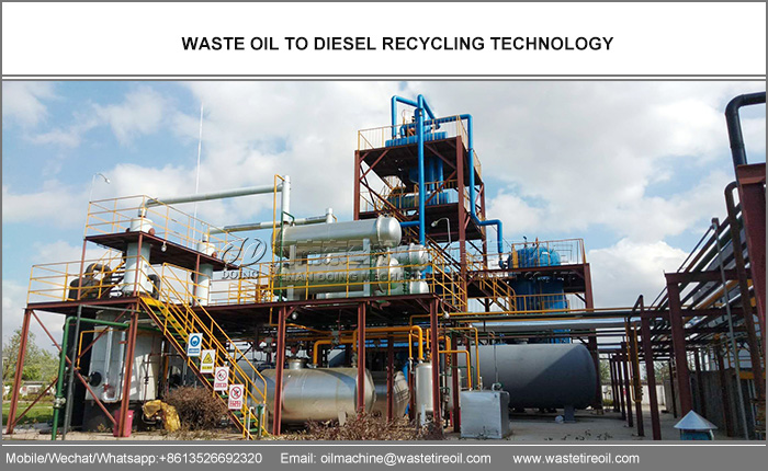 waste oil to diesel technology