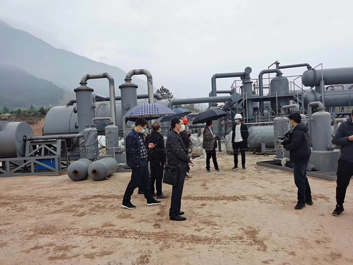 waste tyre pyrolysis plant project