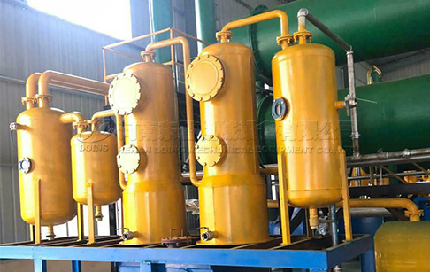 Is non-condensable gases toxic from waste plastic pyrolysis?