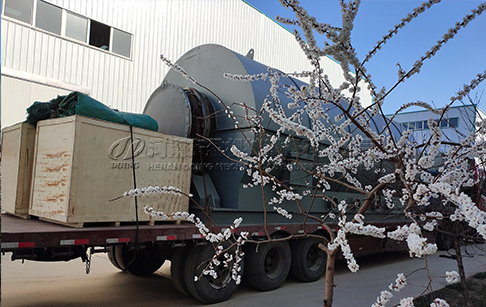  Two sets 12ton capacity waste tyre pyrolysis plant delivery for Mexico customer