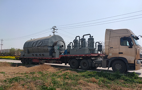 4 sets of waste tyre pyrolysis plant to Hyderabad in India