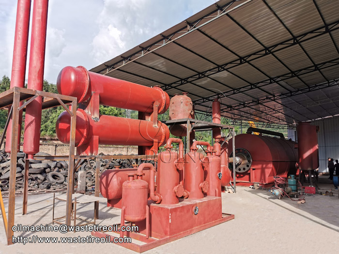 tyre pyrolysis plant