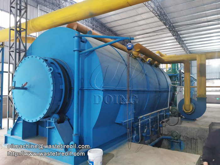 waste tyre pyrolysis plant