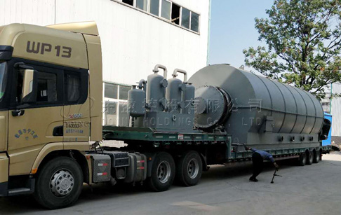 15T oil sludge pyrolysis plant was sent to Jilin, China on time