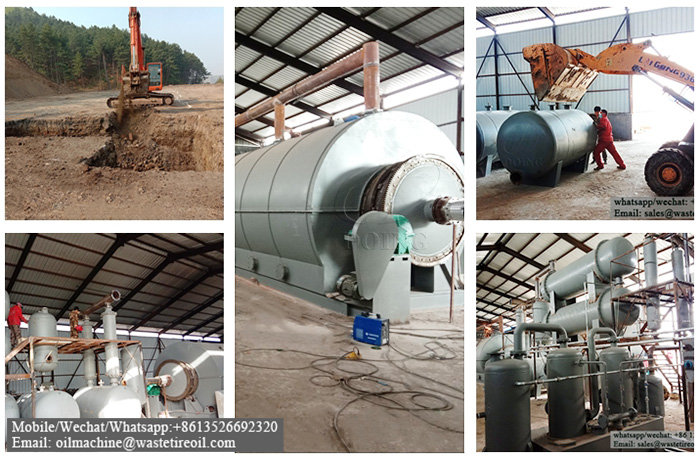 waste oil sludge pyrolysis plant