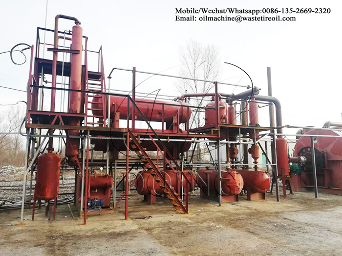 waste tire pyrolysis plant