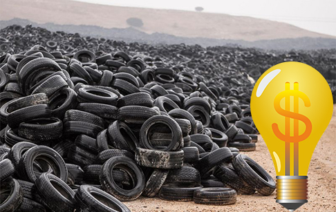 Why is tire pyrolysis better than combustion?