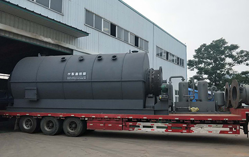 12TPD waste plastic pyrolysis plant was delivered to Romania