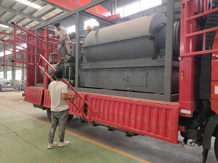 tyre pyrolysis plant