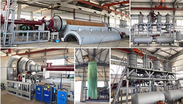 pyrolysis machine  installation