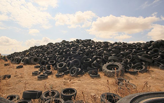 waste tire 