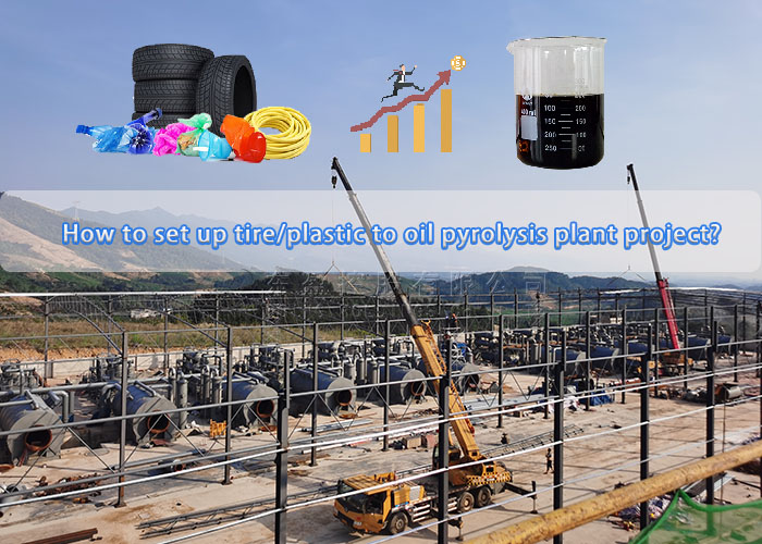 waste tire pyrolysis plant 