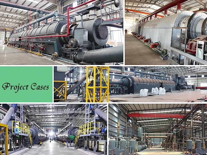 Pyrolysis plant project cases