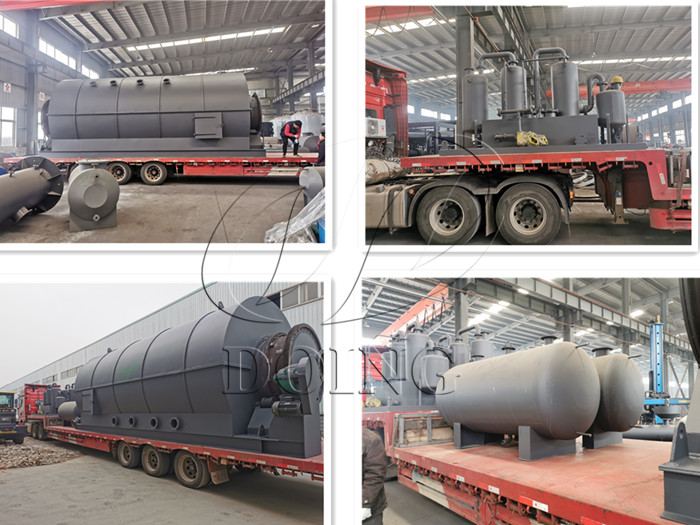 pyrolysis palnt deliverde to Ghana