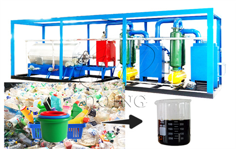 A Johansburg customer ordered a 500㎏/d waste plastic pyrolysis plant from DOING!
