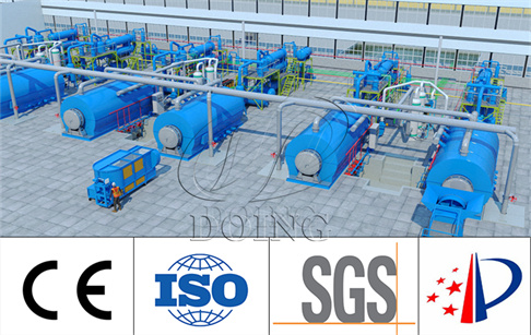 How do waste tires plastic pyrolysis plants prevent explosions?