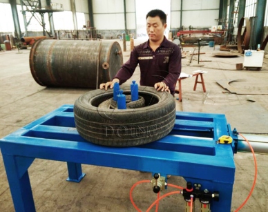 Congratulations to American customer for ordering a set of tyre packing and unpacking machine from DOING!