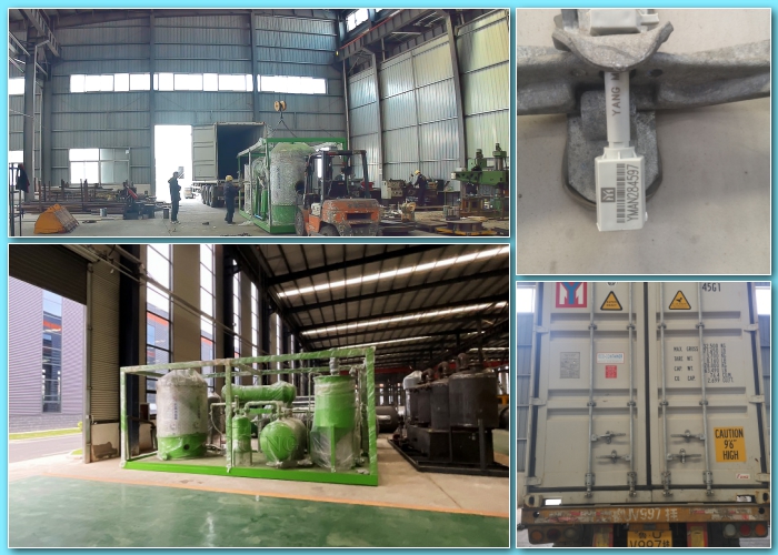 waste oil distillation plant