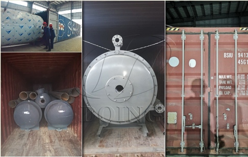 7TPD waste oil distillation machine was delivered to Mali