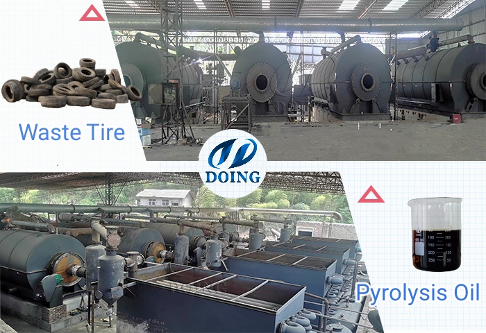 waste tire pyrolysis plant