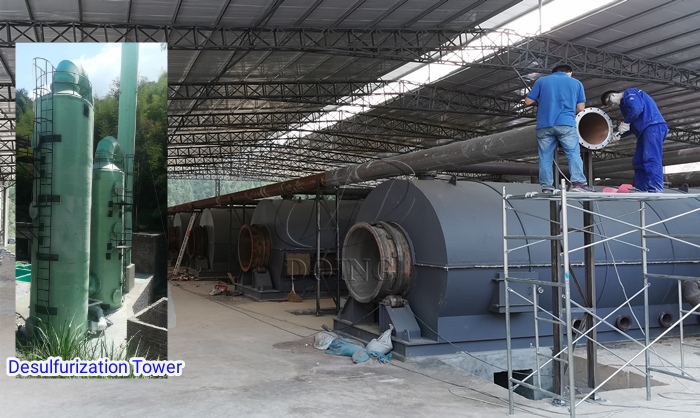 tire pyrolysis plant project