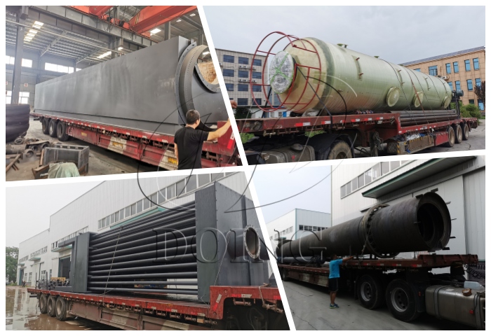 fully continuous pyrolysis plant