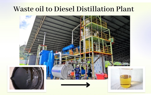 What machine can remove bad smell from tyre oil?