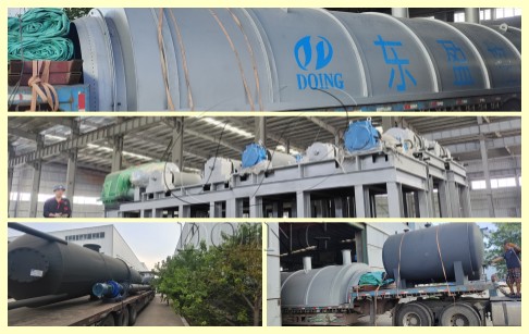 2 sets of fully continuous pyrolysis plants were shipped to Liaoning province, China