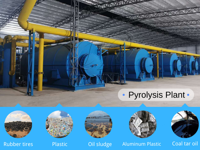 pyrolysis system raw material