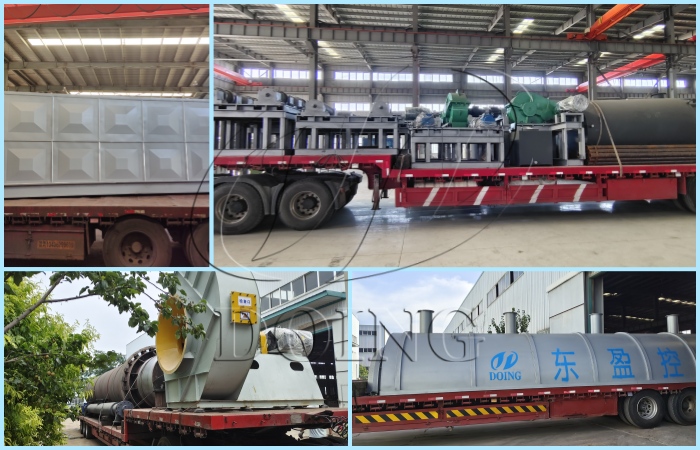 continuous tire pyrolysis plant